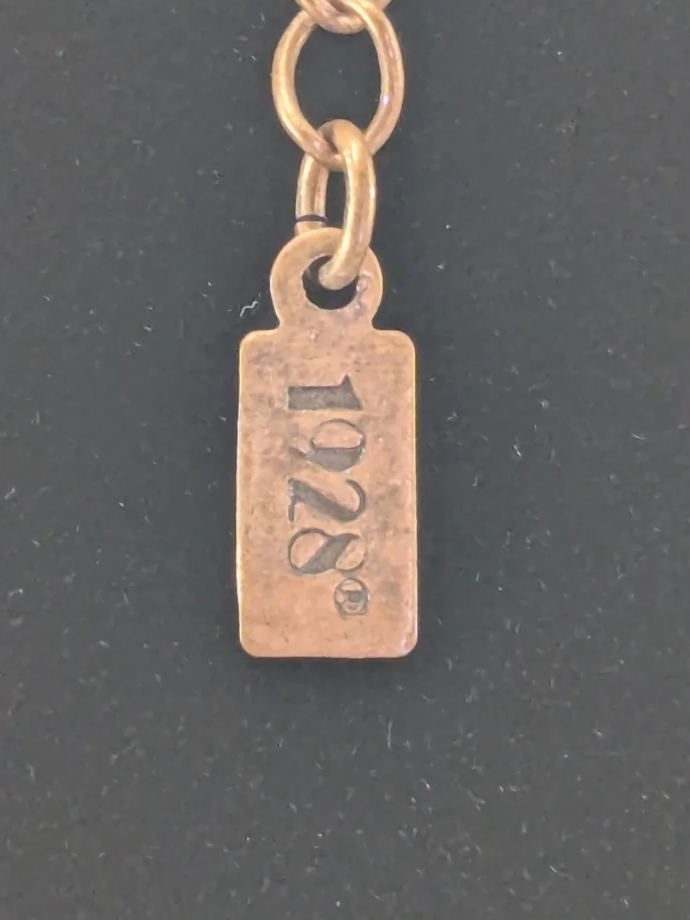 Rose Gold Faceted Pendant Necklace - Elegant Women's Jewelry - Picture 8 of 9